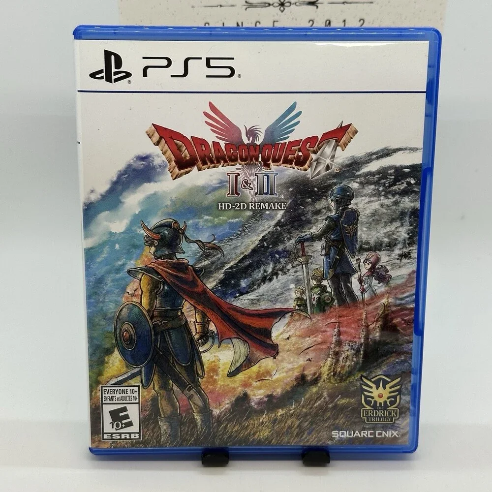 Dragon Quest I & II 1 2 HD-2D Remake PlayStation 5 PS5, Square Enix) - Tested!